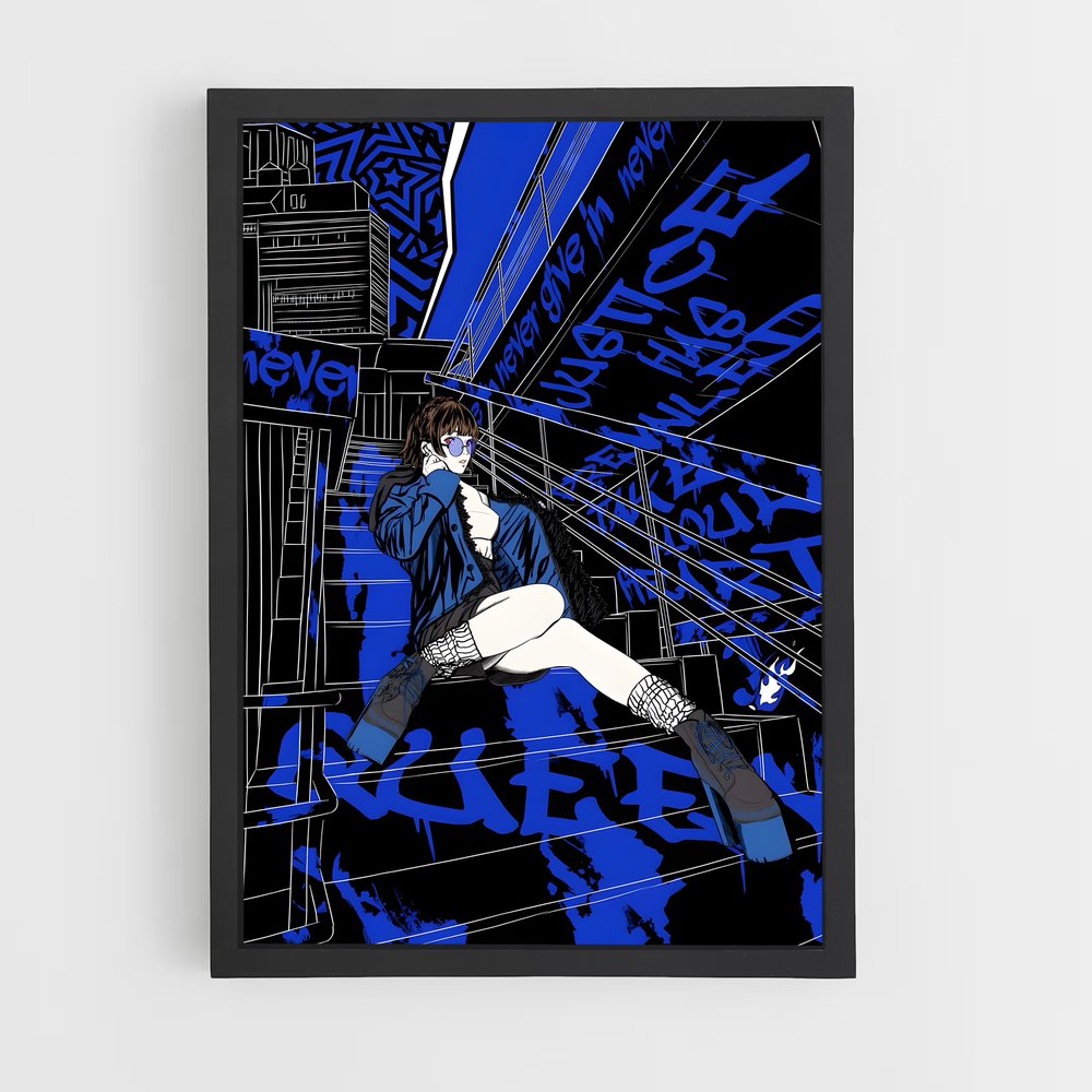 Poster L'Écho du Ledge – affiche Persona 5 (vue 2)